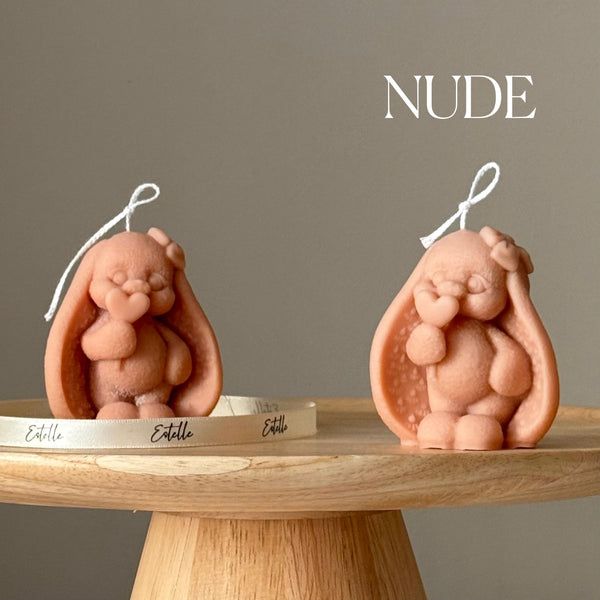 Tiny Bunny Easter Soy Candle — Bougie de Soja Lapin de Pâques