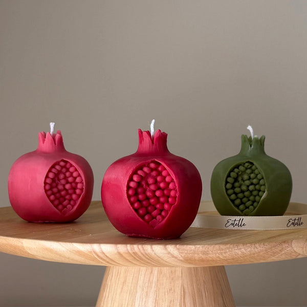 Pomegranate Soy Candle — Bougie de Soja Grenade