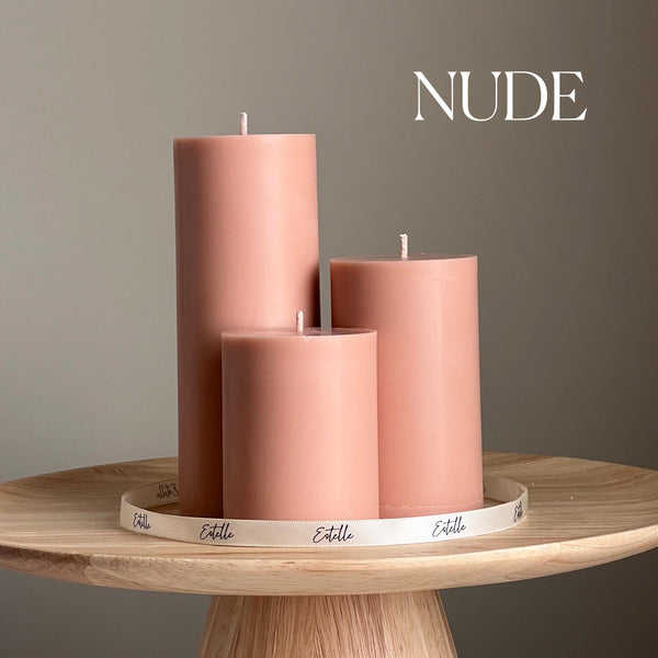 Soy Blend Pillar Candle Set — Ensemble de Bougies Pilier en Mélange de Soja