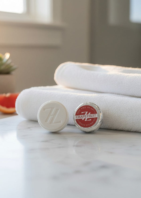 Zen & Hearth Grapefruit Shower Steamers — Pastilles de Douche Pamplemousse Zen & Hearth