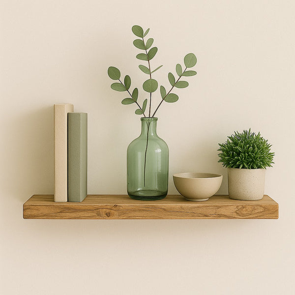 Floating Reclaimed Wood Shelf 2'' — Tablette Flottante en Bois Reclamer 2''