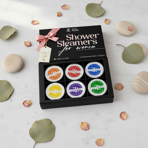 Zen & Hearth Shower Steamer Gift Set — Coffret Cadeau de Pastilles de Douche Zen & Hearth