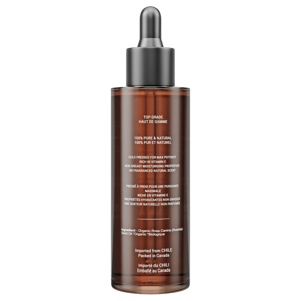 Canadian Grace 100% Organic Rosehip Oil — Huile de Rosier Muscat Biologique 100 % Canadian Grace