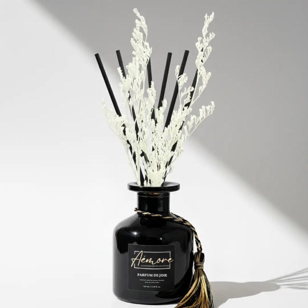 Canadian Fleur Reed Diffuser – Diffuseur à Bâtons Parfum de Joie Fait au Canada