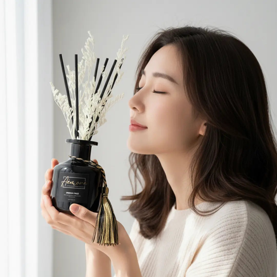 Canadian Fleur Reed Diffuser – Diffuseur à Bâtons Parfum de Joie Fait au Canada