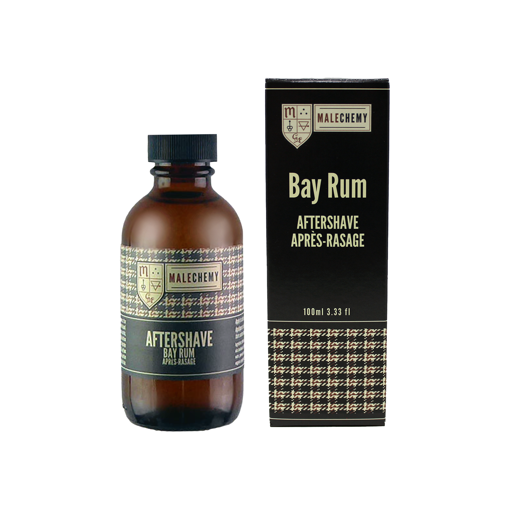 Canadian Malechemy Bay Rum Aftershave - After-Rasage Bay Rum Fait au Canada