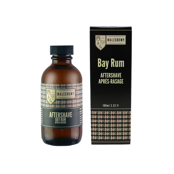 Canadian Malechemy Bay Rum Aftershave - After-Rasage Bay Rum Fait au Canada