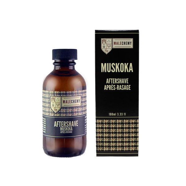Canadian Malechemy Muskoka Aftershave - After-Rasage Muskoka Fait au Canada