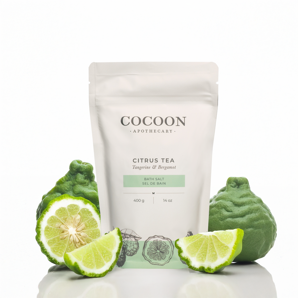 Canadian Citrus Tea Bath Salts - Sels de Bain Thé Agrumes Fait au Canada