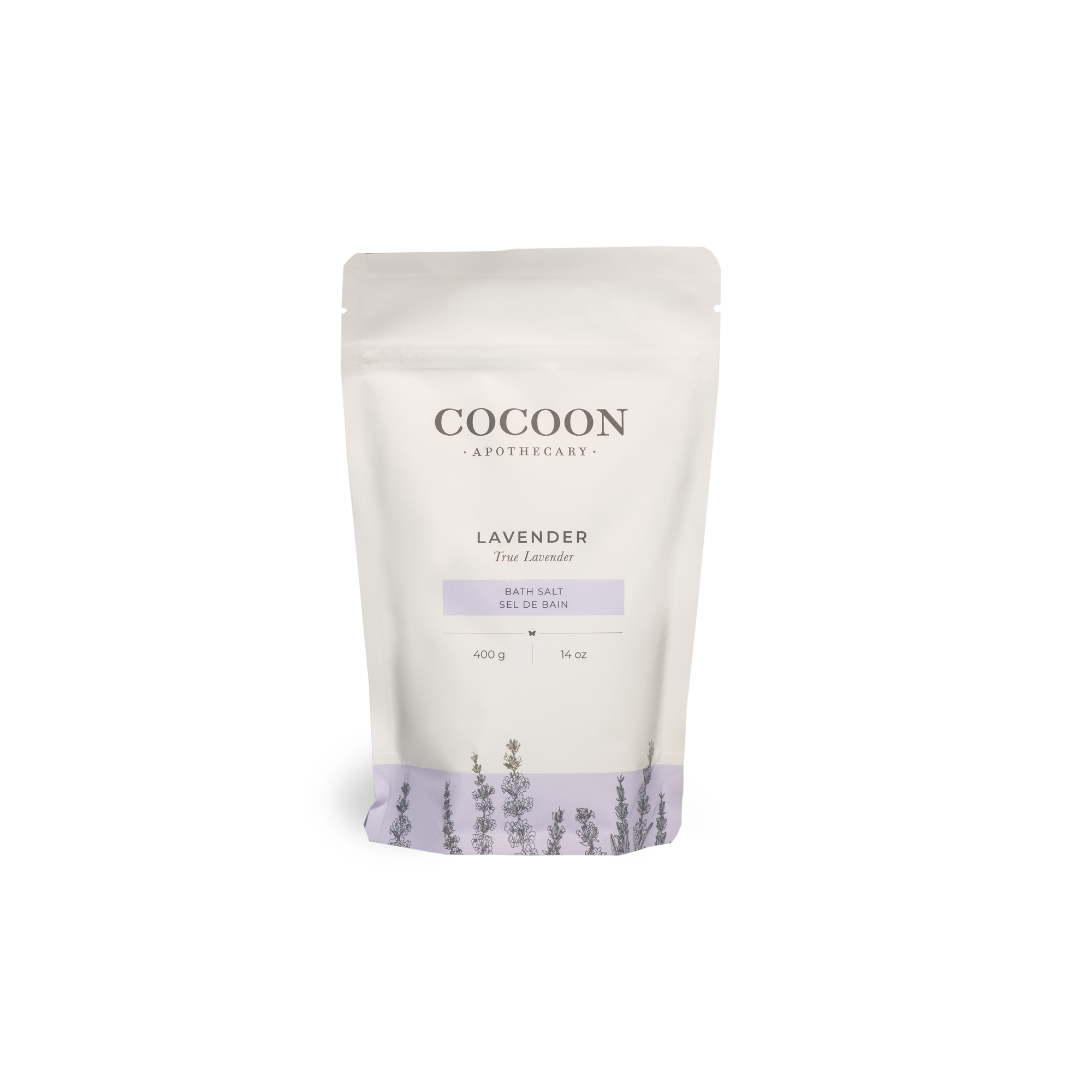 Canadian Lavender Bath Salts - Sels de Bain Lavande Fait au Canada