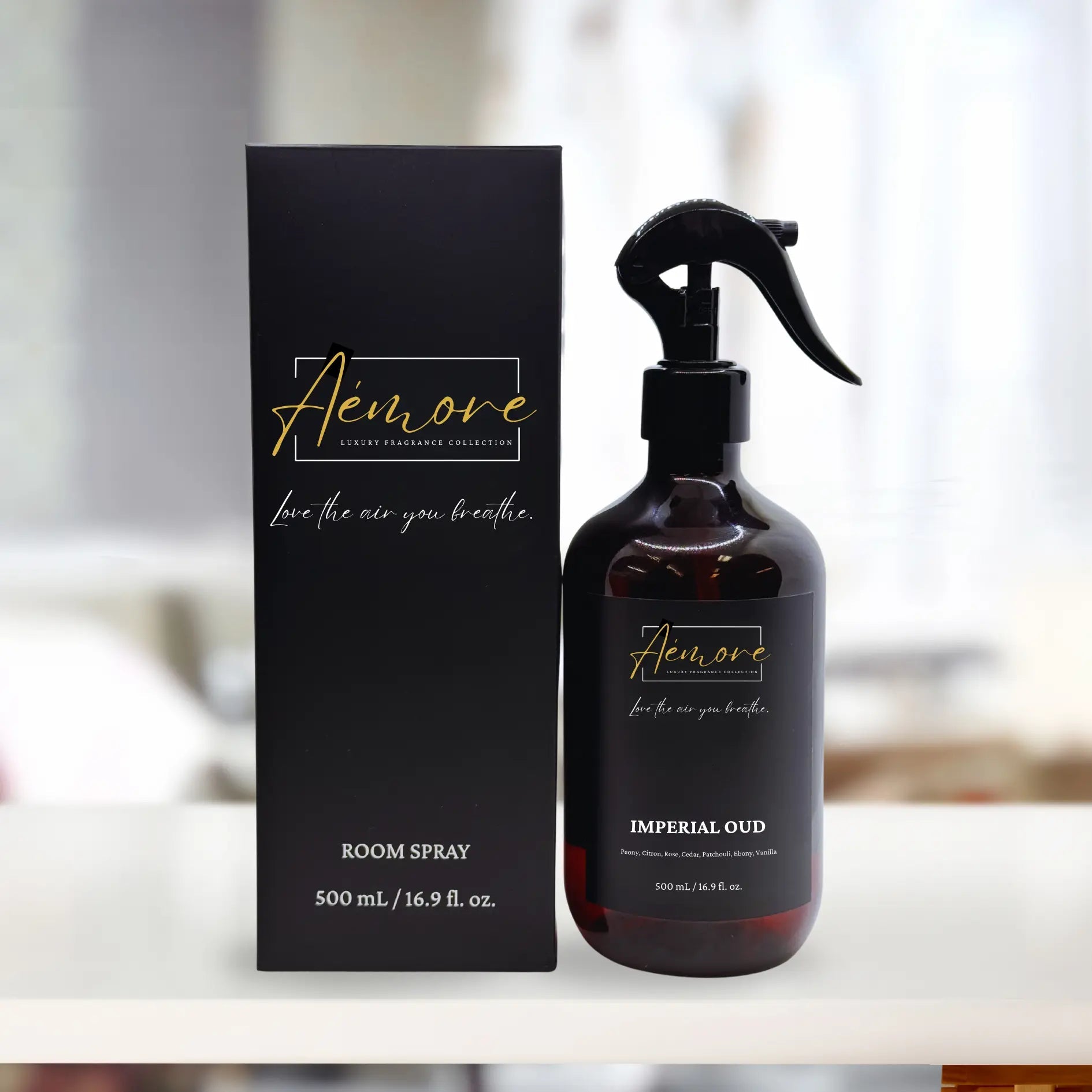 Canadian Imperial Oud Room & Linen Spray – Spray Oud Impérial d'Ambiance Fait au Canada