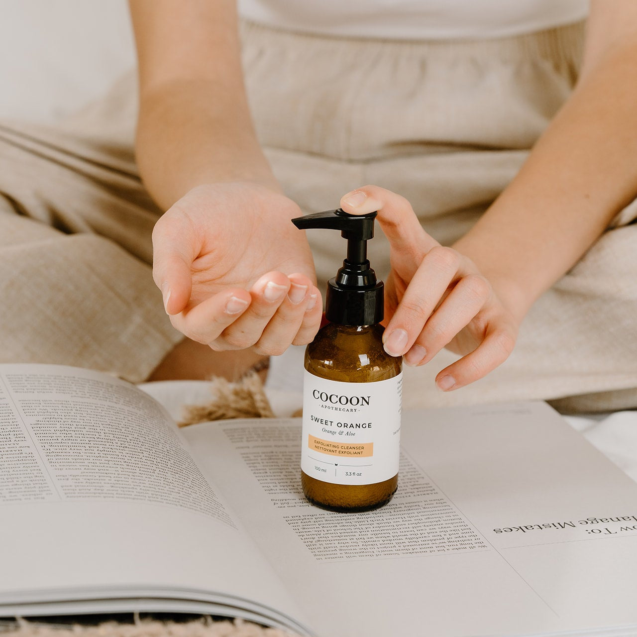 Sweet Orange Exfoliating Cleanser - Exfoliating Gel Cleanse for Clearer, Balanced Skin