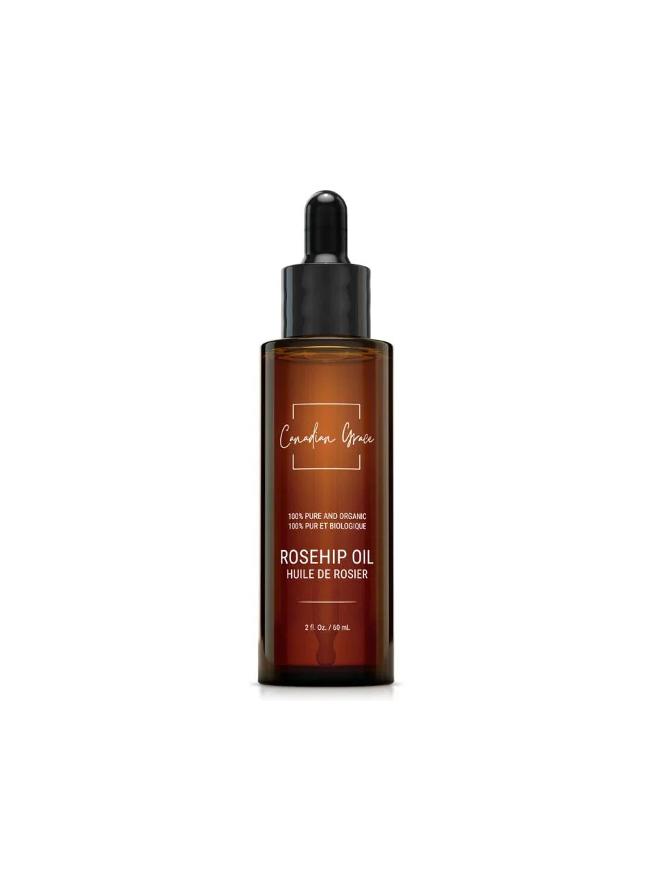 Canadian Grace 100% Organic Rosehip Oil — Huile de Rosier Muscat Biologique 100 % Canadian Grace