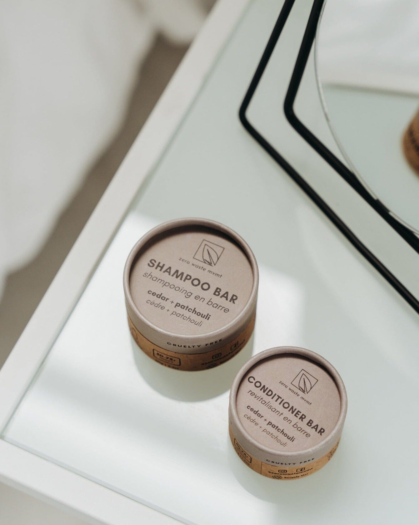 Cedar + Patchouli Conditioner Bar — Barre Après-Shampoing Cèdre + Patchouli
