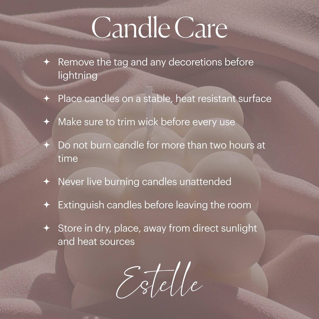 Small Ribbed Hourglass Pillar Candle: Sculptural Soy Wax Candle