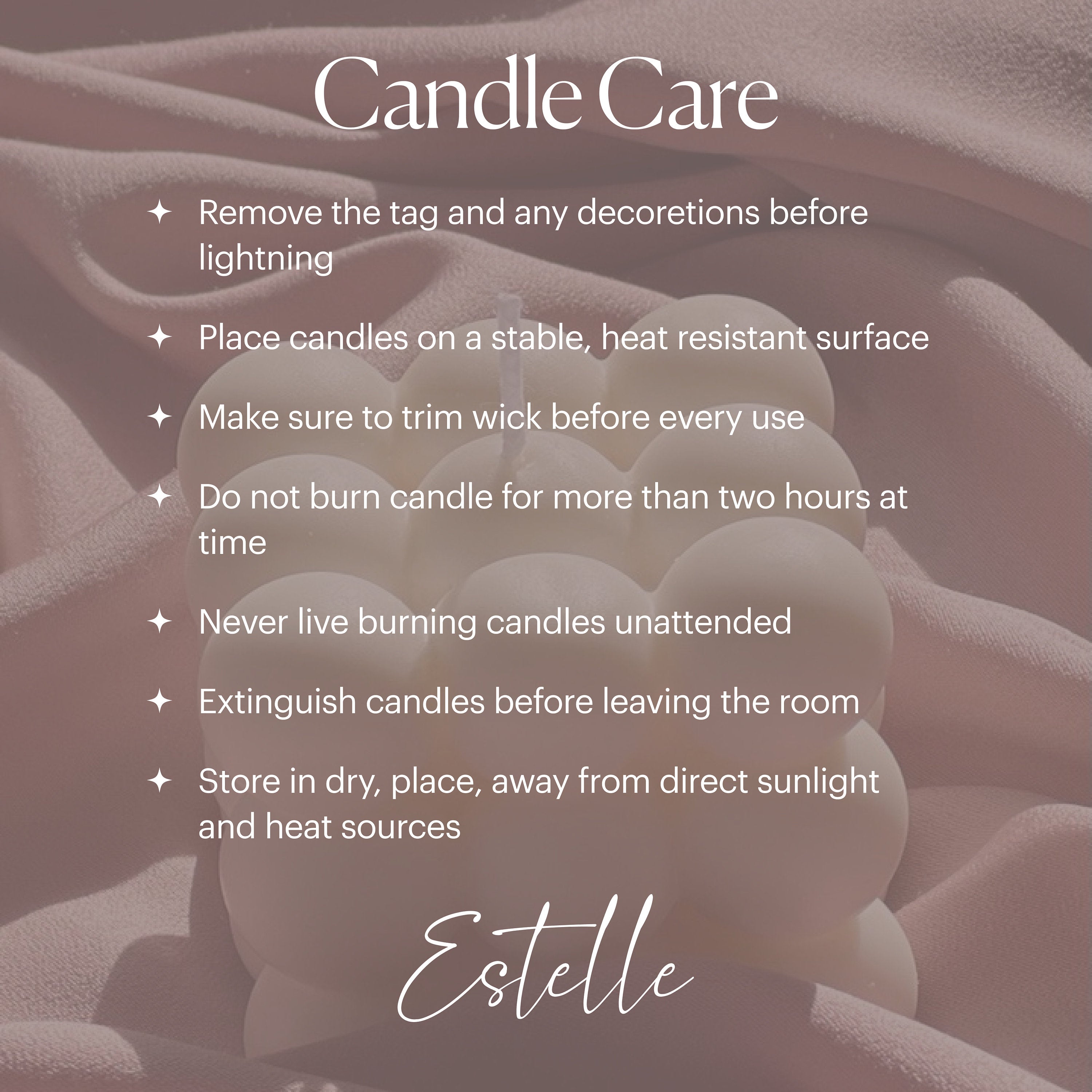 Small Ribbed Hourglass Pillar Candle: Sculptural Soy Wax Candle