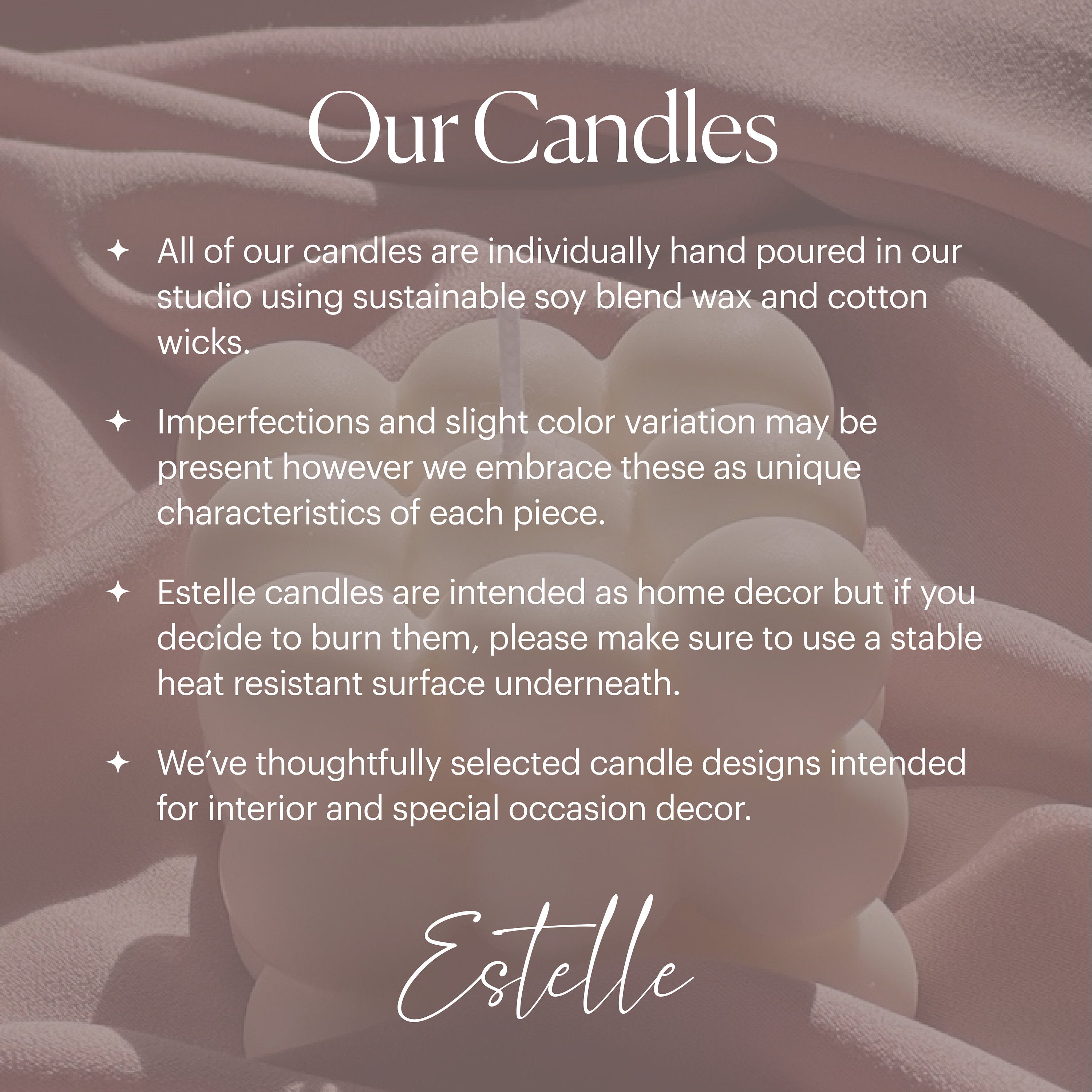 Geometric Soy Pillar Candle — Bougie Pilier de Soja Géométrique