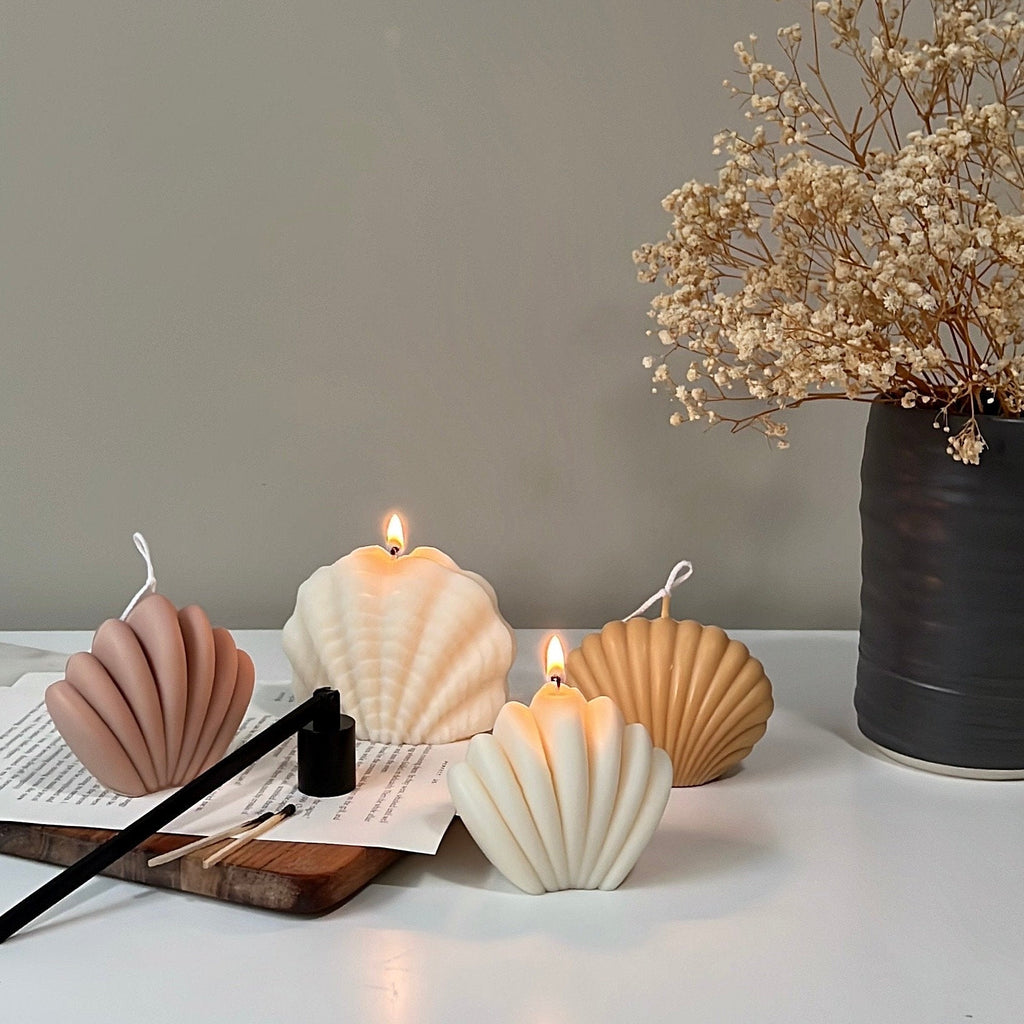 Scallop Shell Soy Candle — Bougie de Soja Coquille Saint-Jacques