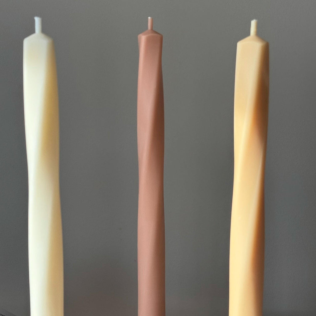 Greko Column Soy Wax Candle — Bougie Colonne de Soja Greko