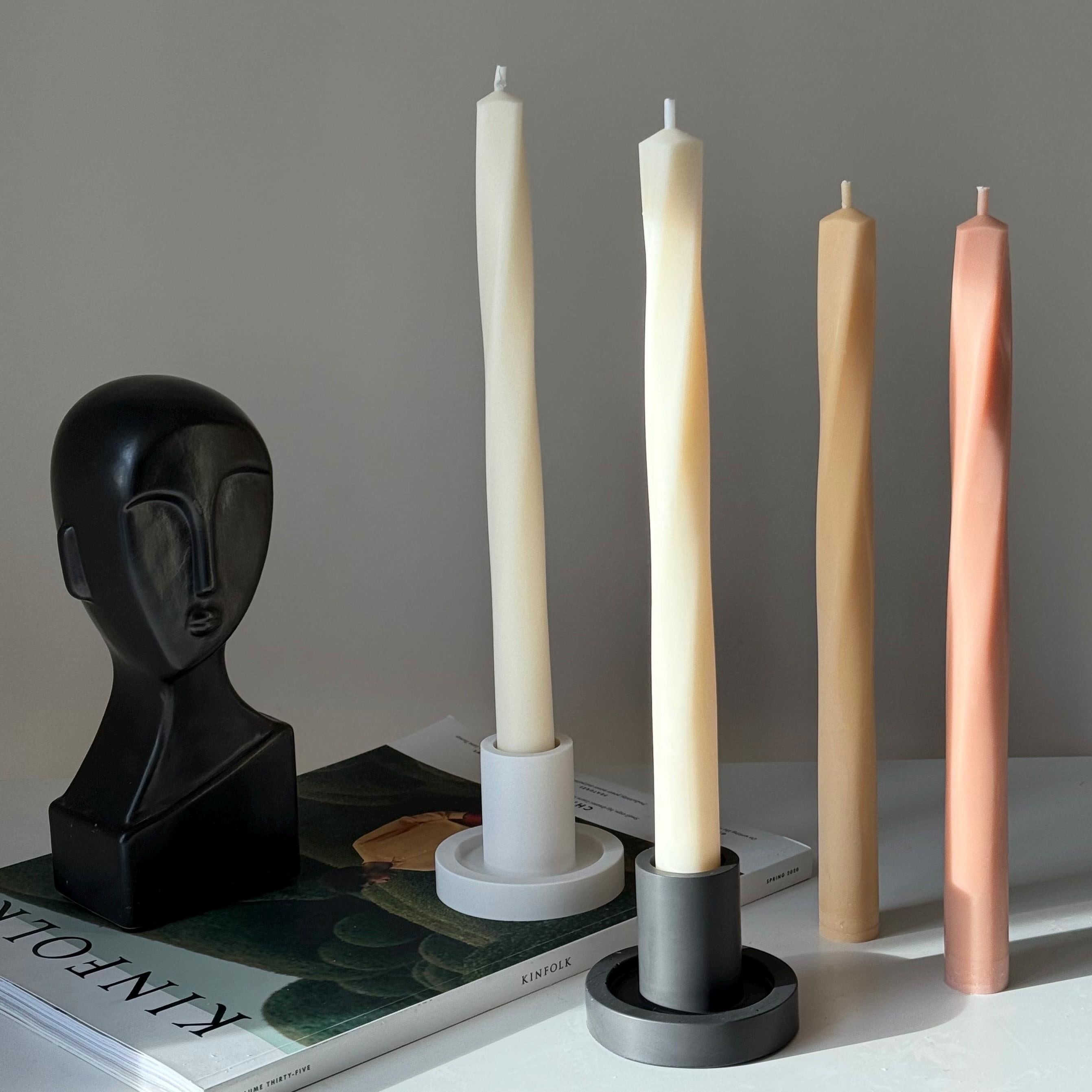 Greko Column Soy Wax Candle — Bougie Colonne de Soja Greko