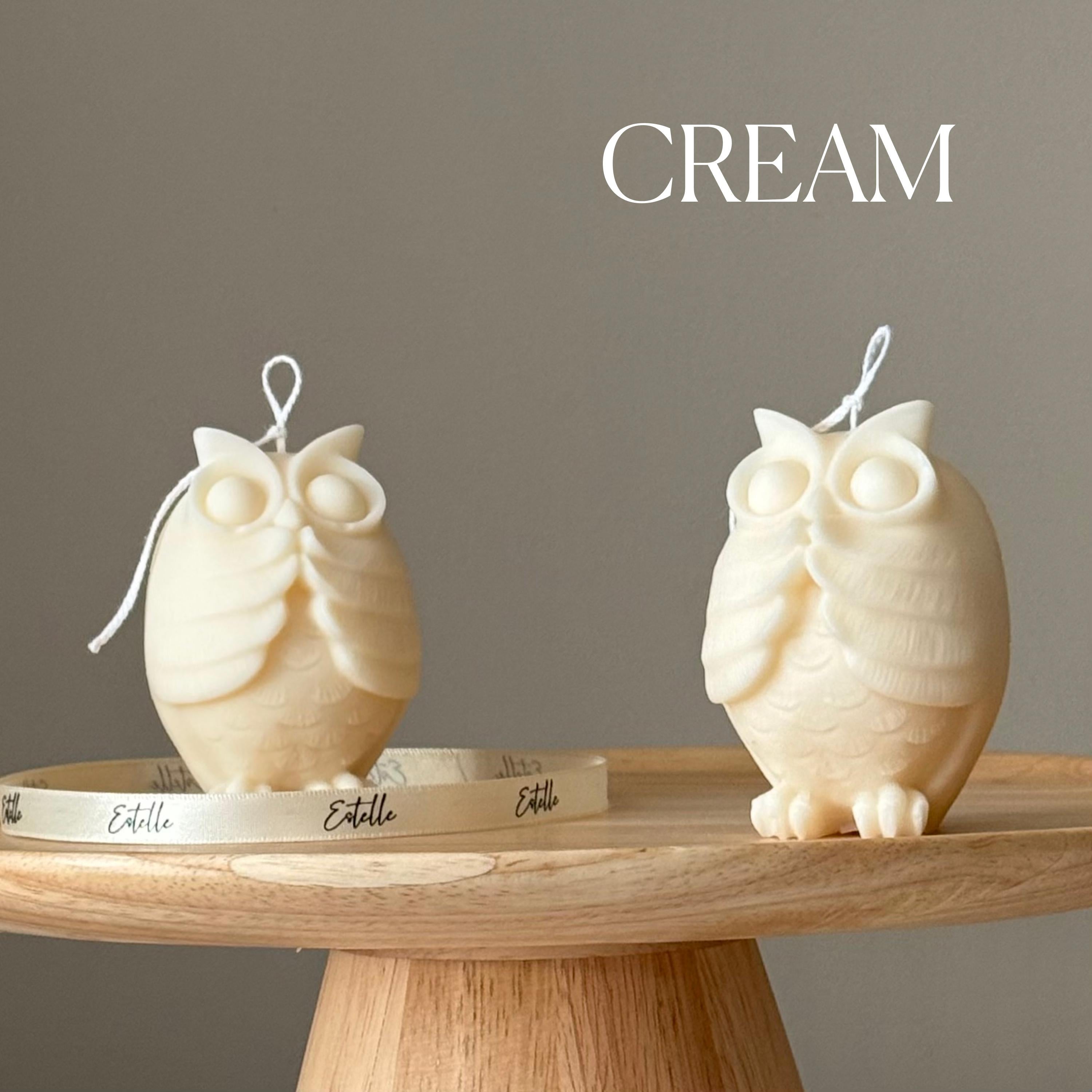 New Home Owl Soy Candle — Bougie de Soja Hibou Pendaison de Crémaillère