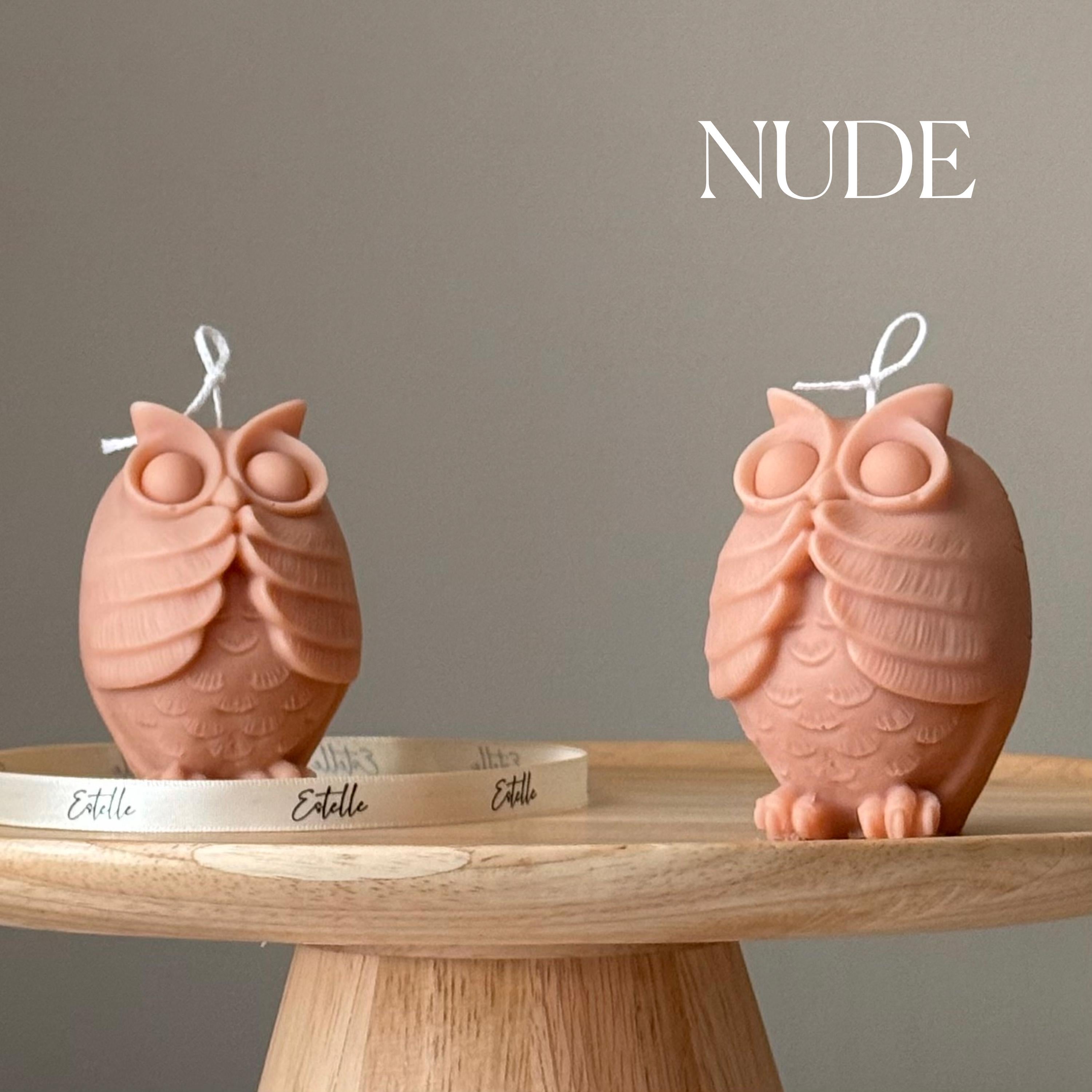 New Home Owl Soy Candle — Bougie de Soja Hibou Pendaison de Crémaillère