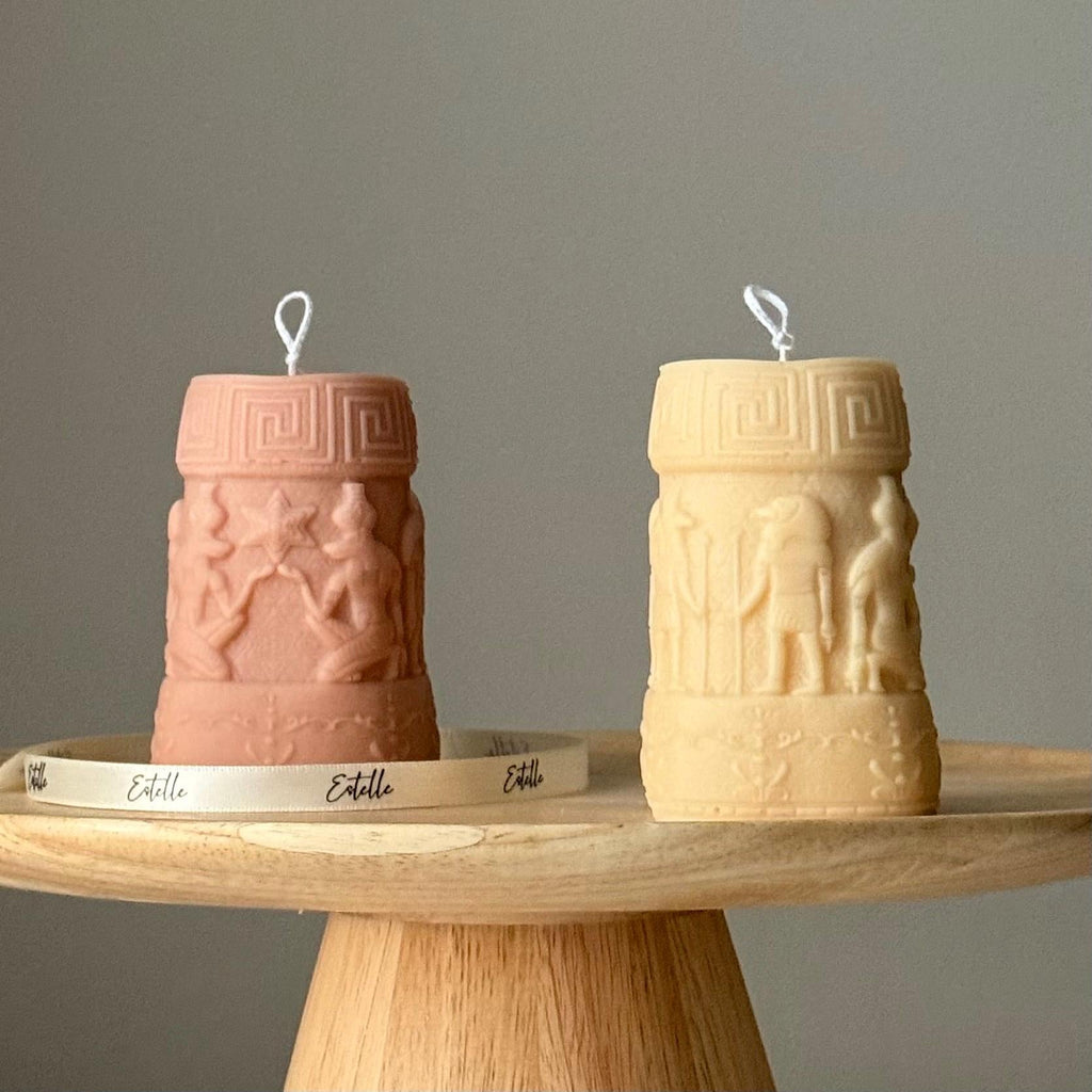 Egypt Pillar Candle — Bougie Pilier Égypte