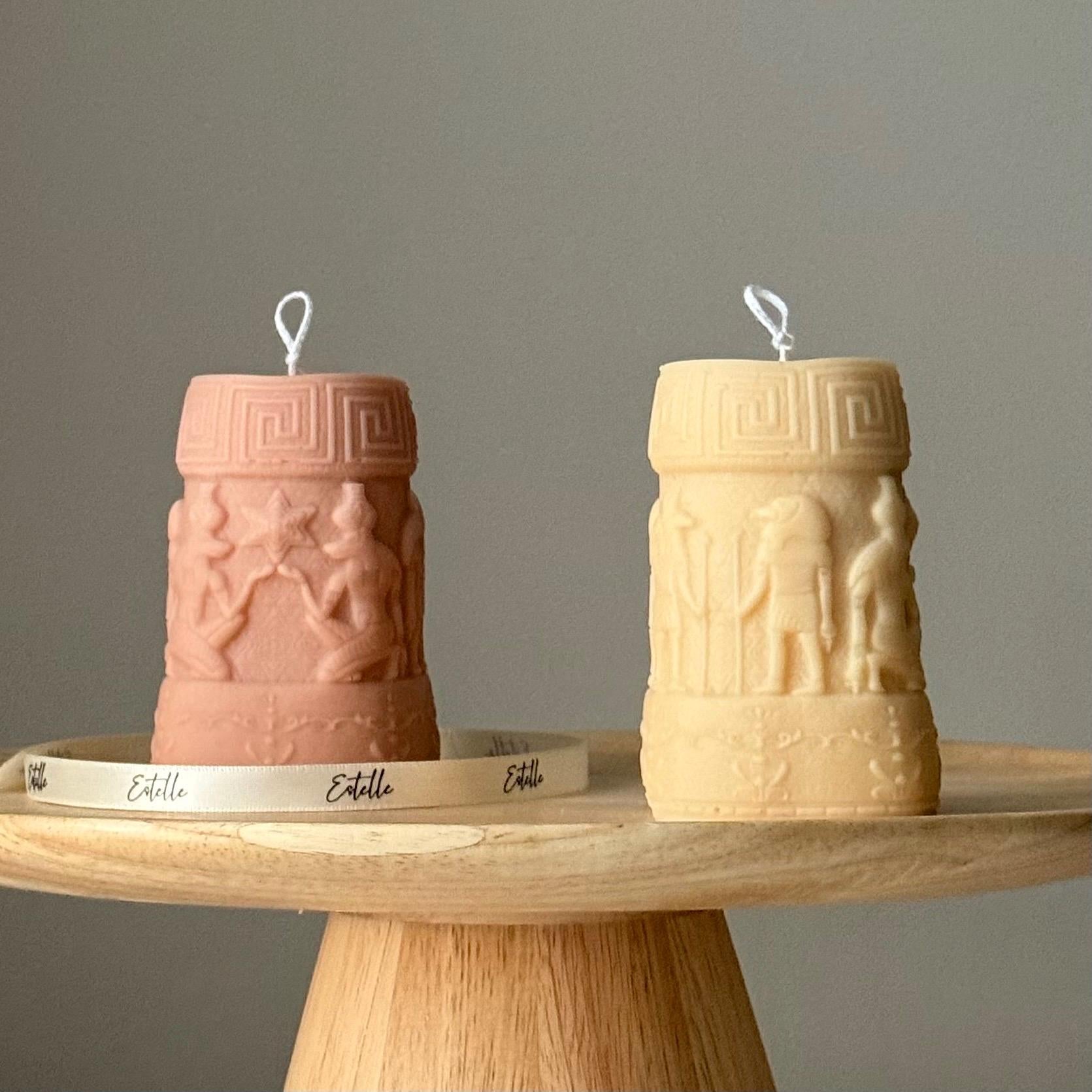Egypt Pillar Candle — Bougie Pilier Égypte