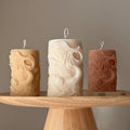 Mini Fishtail Soy Pillar Candle — Mini Bougie Pilier de Soja Queue de Poisson