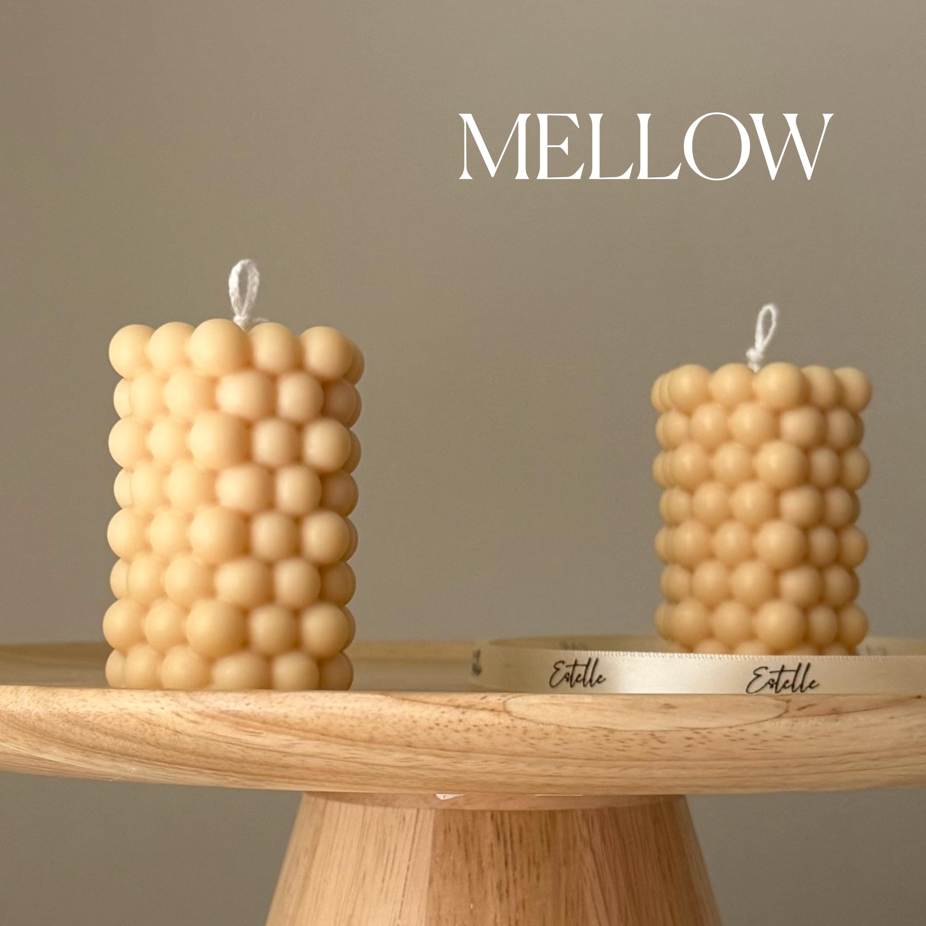 Bubble Soy Pillar Candle — Bougie Pilier de Soja Bulles