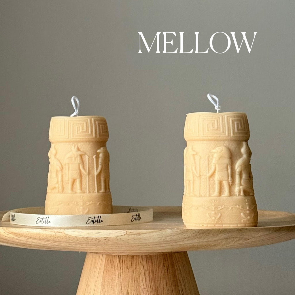 Egypt Pillar Candle — Bougie Pilier Égypte