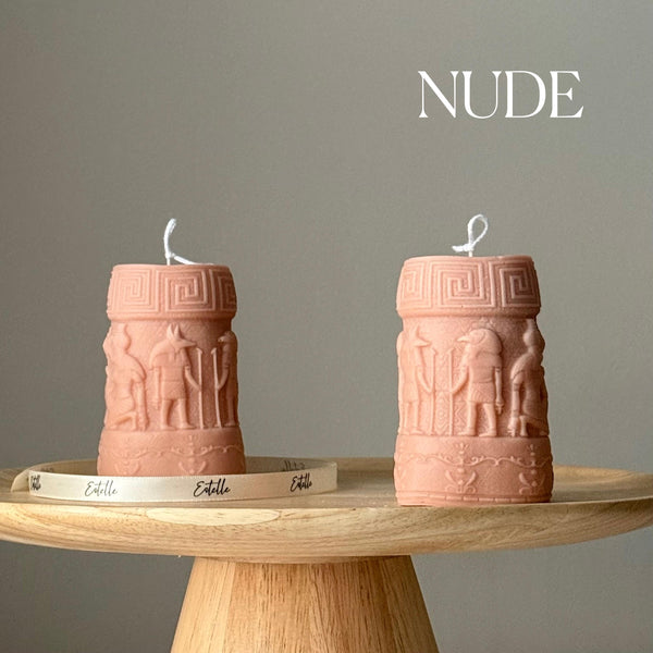 Egypt Pillar Candle — Bougie Pilier Égypte