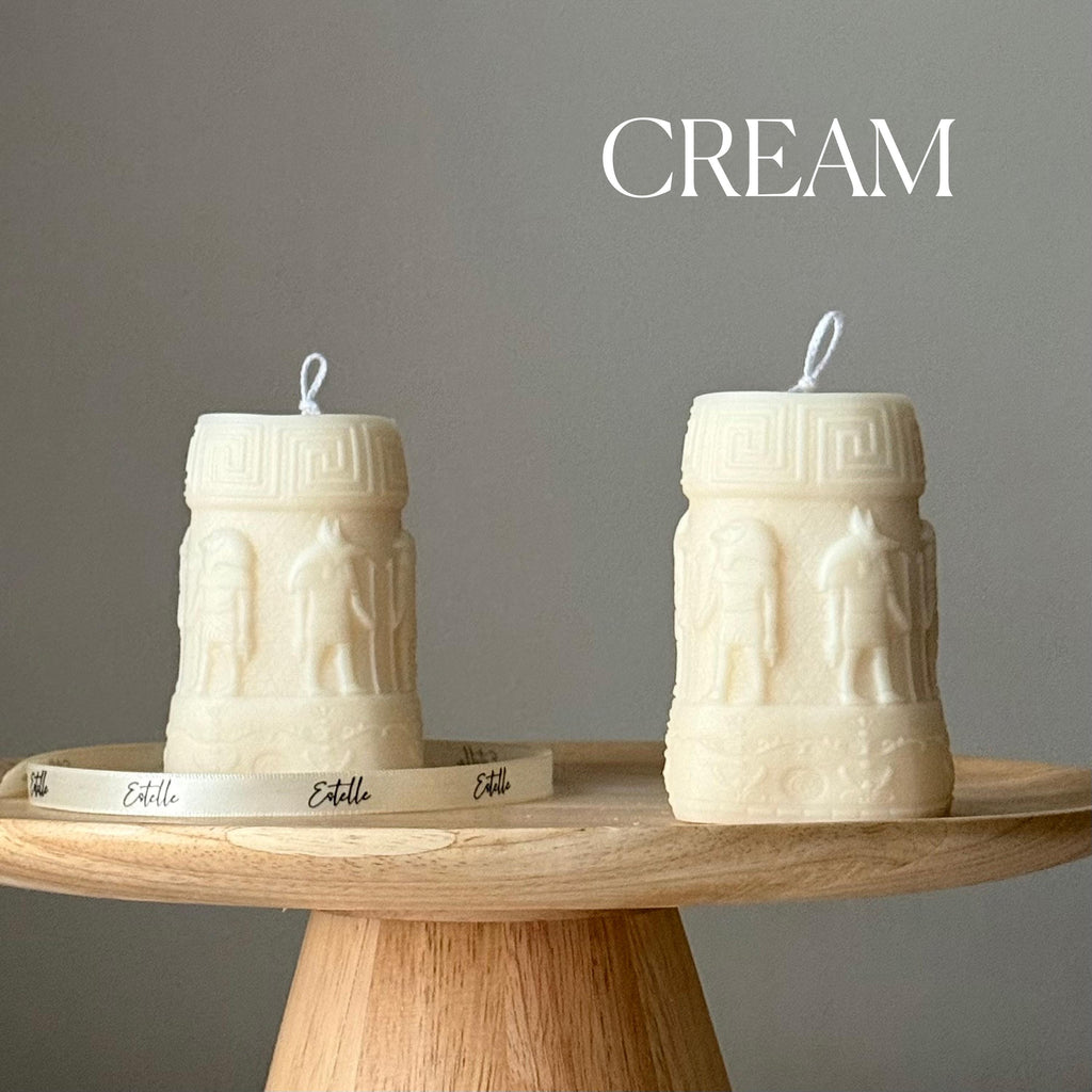 Egypt Pillar Candle — Bougie Pilier Égypte