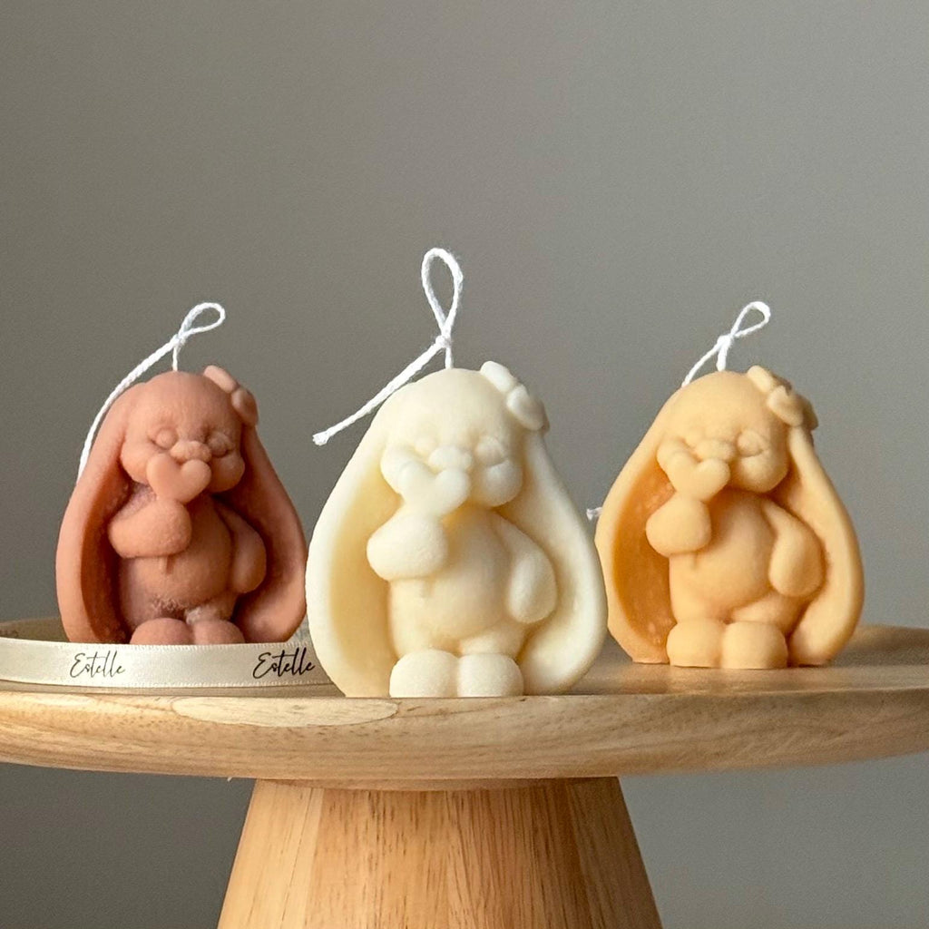 Tiny Bunny Easter Soy Candle — Bougie de Soja Lapin de Pâques