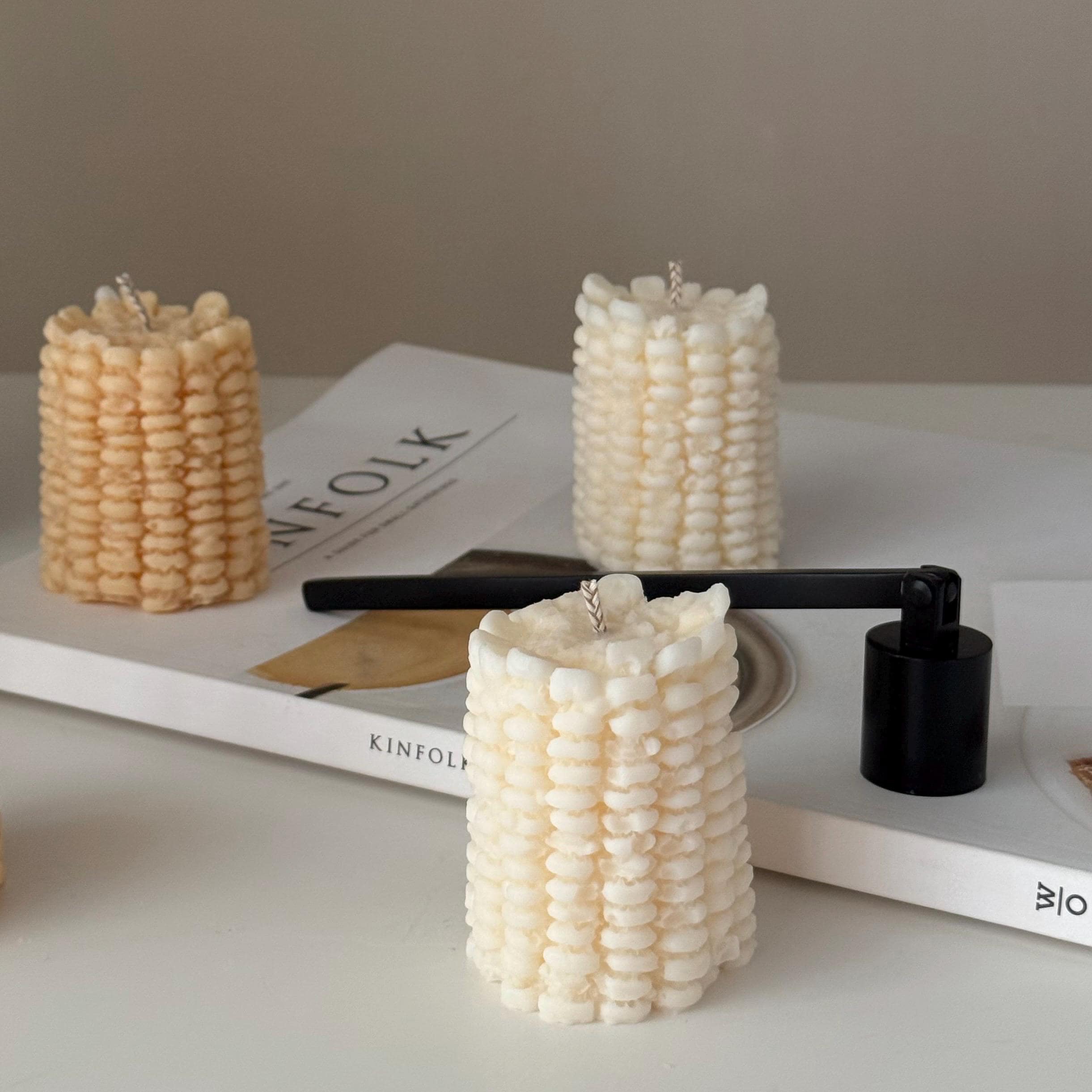 Corn Soy Candle — Bougie de Soja Épi de Maïs