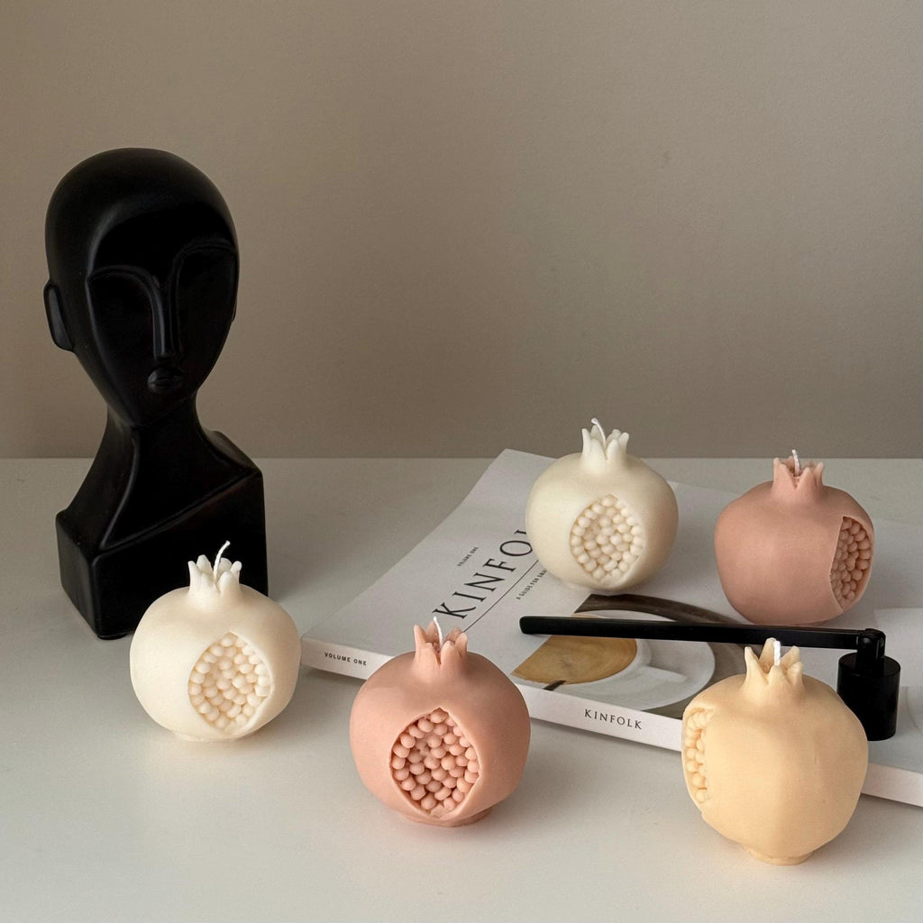 Pomegranate Soy Candle — Bougie de Soja Grenade