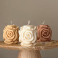 Rose Flower Soy Candle — Bougie de Soja Fleur de Rose