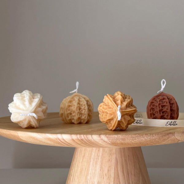 Walnut Shaped Soy Candle — Bougie de Soja Forme de Noix