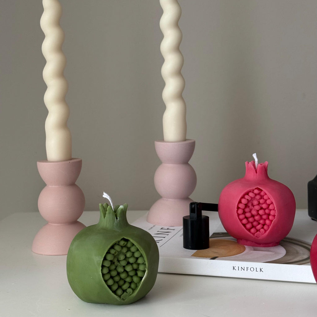 Pomegranate Soy Candle — Bougie de Soja Grenade