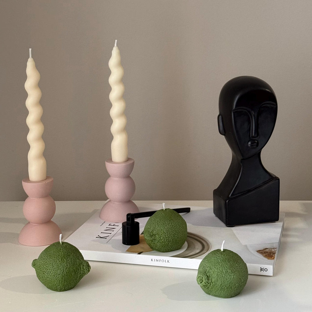 Lime Shaped Soy Candle — Bougie de Soja Forme de Lime