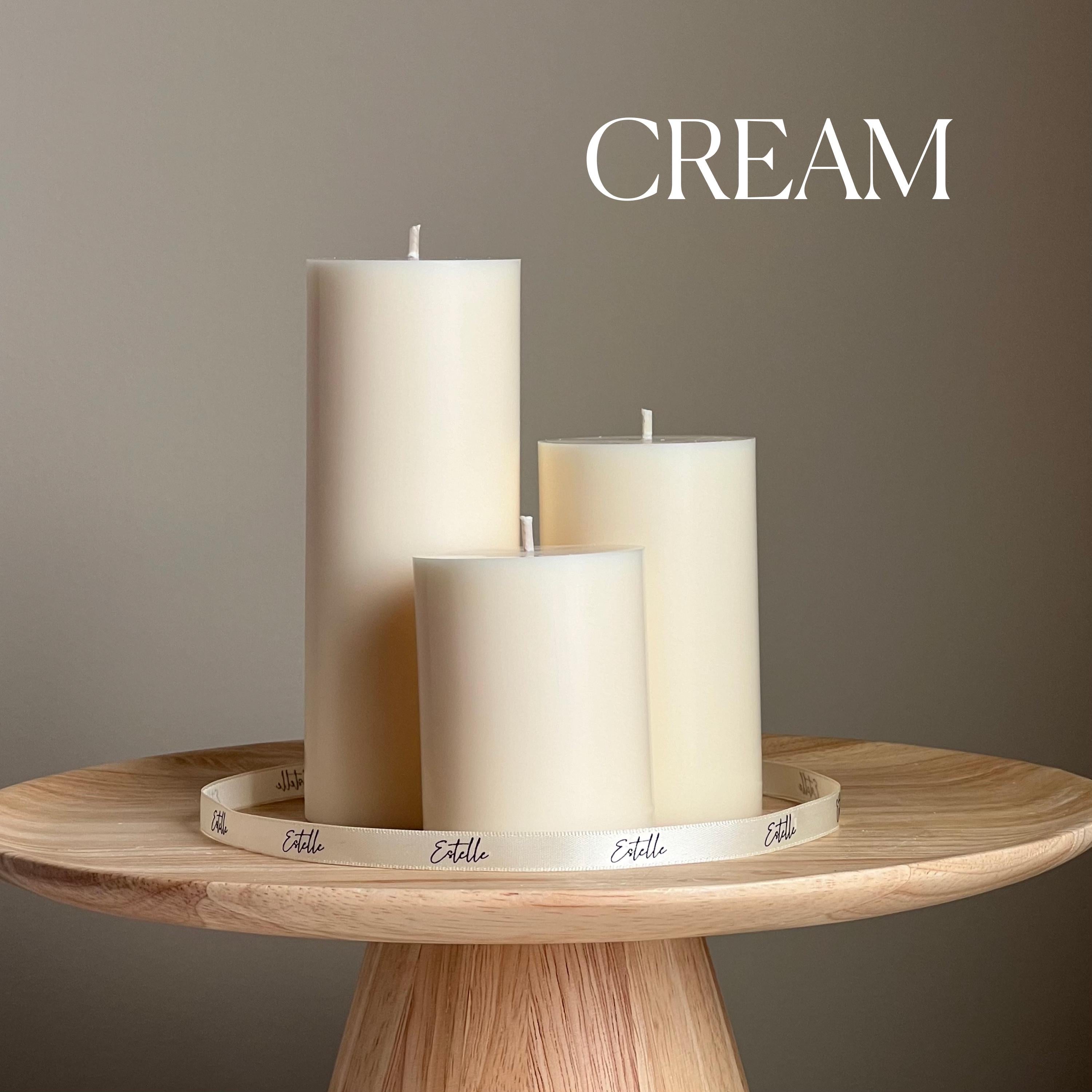 Soy Blend Pillar Candle Set — Ensemble de Bougies Pilier en Mélange de Soja