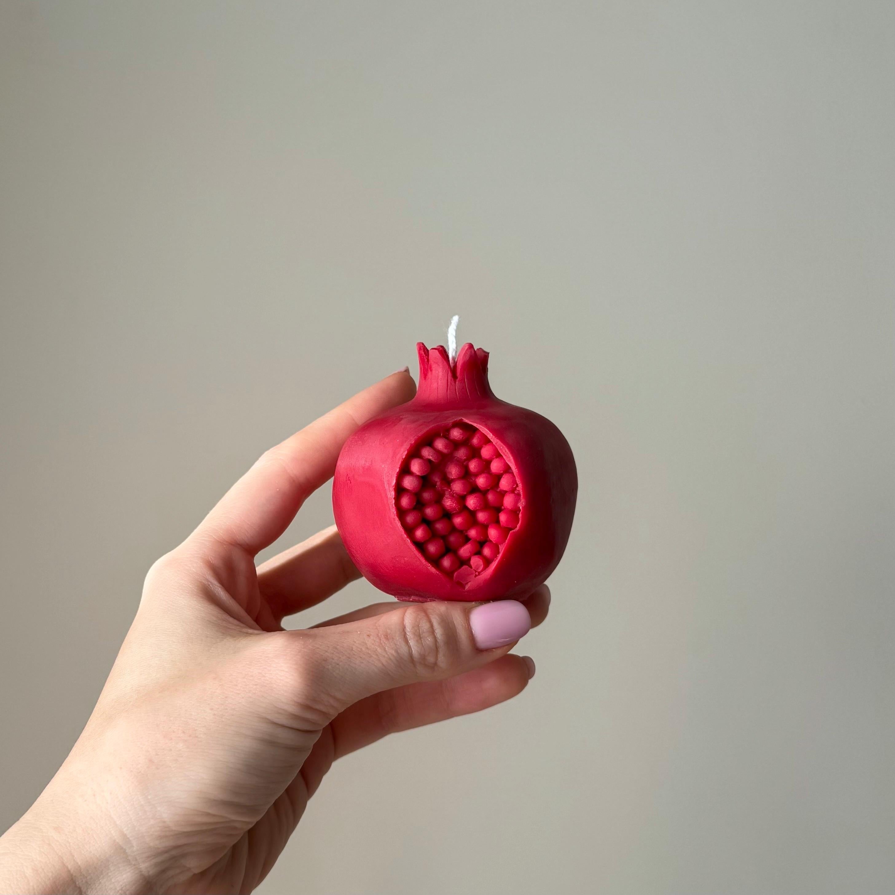 Pomegranate Soy Candle — Bougie de Soja Grenade
