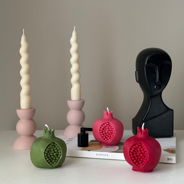 Pomegranate Soy Candle — Bougie de Soja Grenade