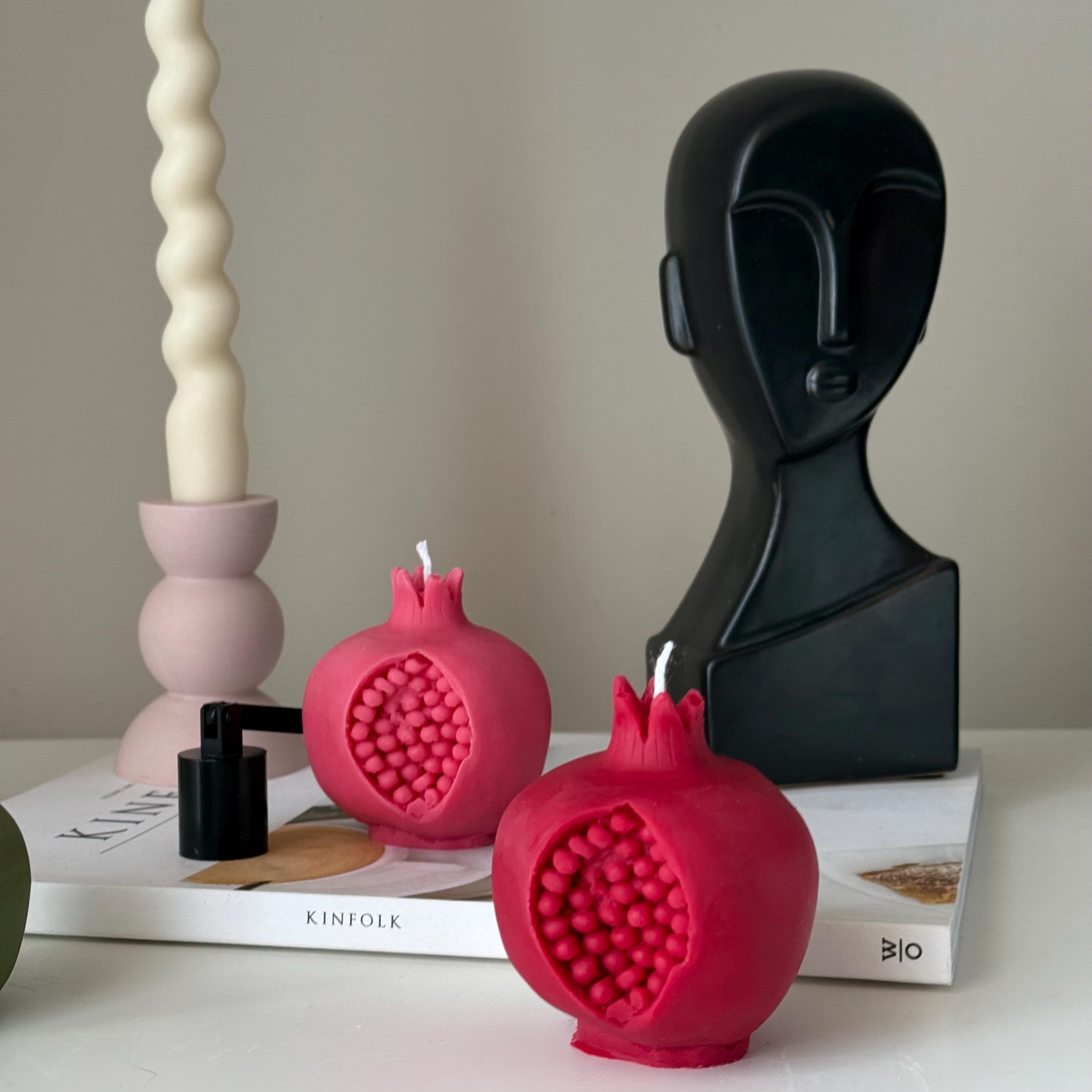 Pomegranate Soy Candle — Bougie de Soja Grenade