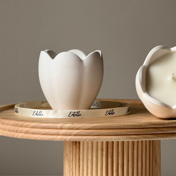 Flower Jar Soy Candle — Bougie de Soja Pot Fleur