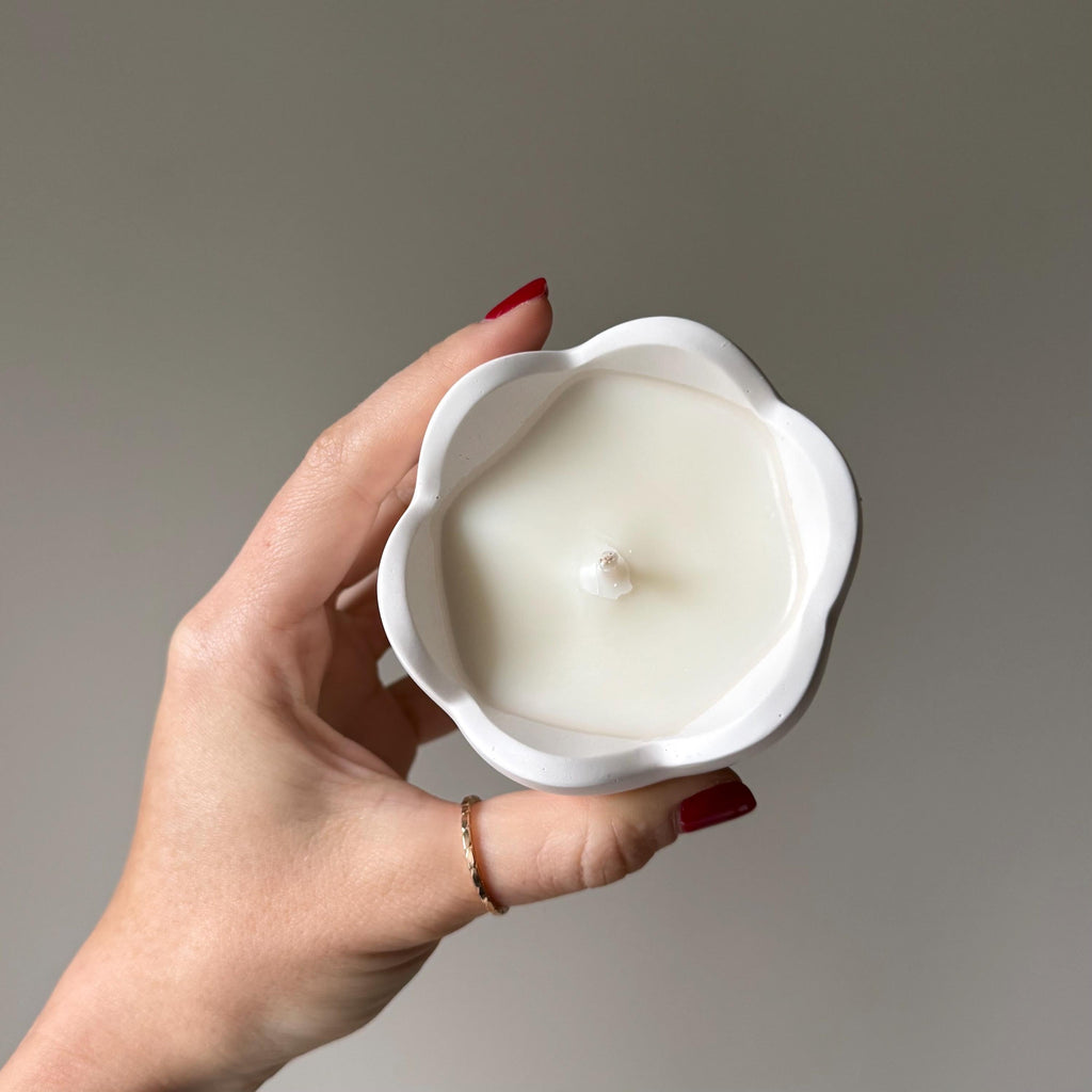 Flower Jar Soy Candle — Bougie de Soja Pot Fleur
