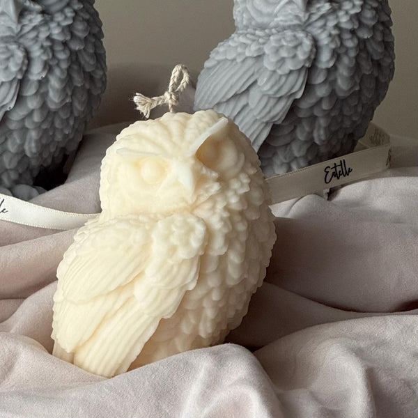 Halloween Owl Soy Candle — Bougie de Soja Hibou d'Halloween