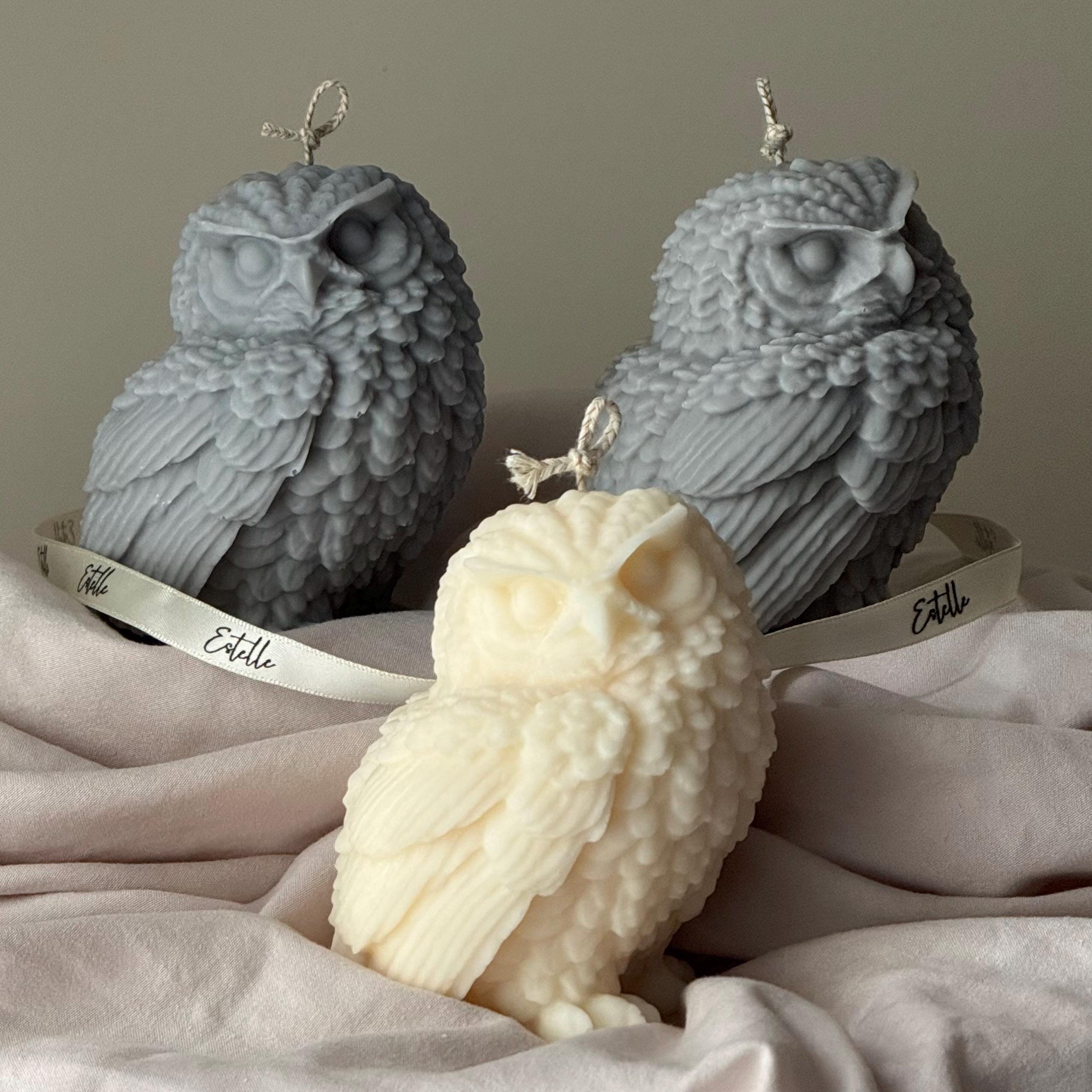 Halloween Owl Soy Candle — Bougie de Soja Hibou d'Halloween