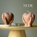 Heart in Hands Soy Candle — Bougie de Soja Cœur dans les Mains