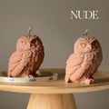 Owl Soy Pillar Candle — Bougie Pilier de Soja Hibou